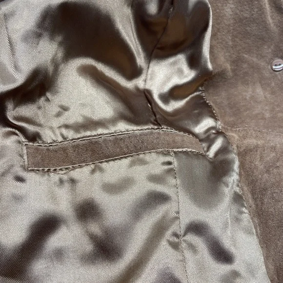 Guillaume Washable Suede Leather Jacket Size Large - Picture 9 of 14